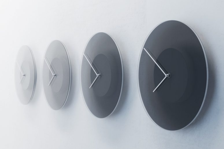 Dusk Clock Telling Time Through Tints