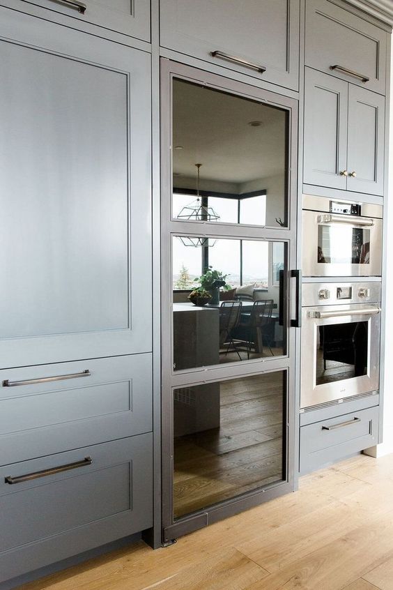 Choose a fridge with a look that fits your kitchen design or just change the door to make it a perfect fit.