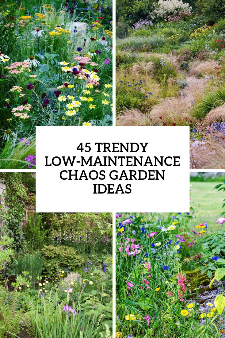 45 Trendy Low-Maintenance Chaos Garden Ideas