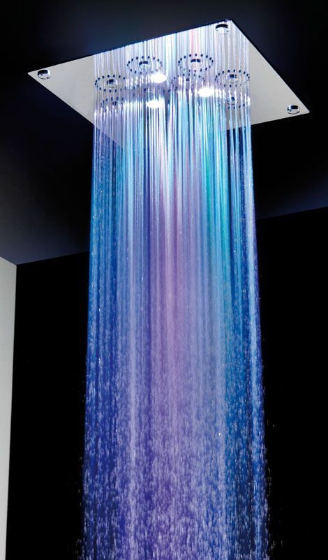 a gorgeous rain shower head with colors to regulate is a fantastic idea for a bathroom, it will help you relax a lot A gorgeous rain shower head with colors to regulate is a fantastic idea for a bathroom, it will help you relax a lot.