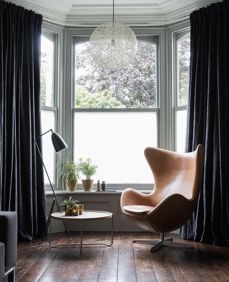 Add film to the lower part of the window to make the windows unseen while enjoying the light.